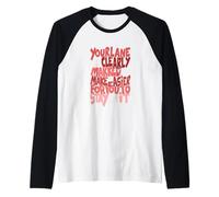 Bordeaux Rouge Bordeaux « Please Follow The Markings » Manche Raglan