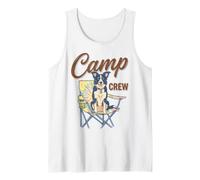 Border Collie Camp Crew Camping Dog Lover Outdoor Débardeur