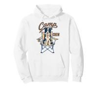 Border Collie Camp Crew Camping Dog Lover Outdoor Sweat à Capuche