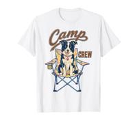Border Collie Camp Crew Camping Dog Lover Outdoor T-Shirt