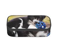 Border Collie Chiens Chiot Animaux Bordure Noire, Trousse à Crayons, Trousse à Crayons, Trousse à Crayons de Grande capacité, Trousse à cosmétiques