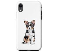 Border Collie Chiot Croquis Dessin Art Amoureux des Chiens Coque pour iPhone XR