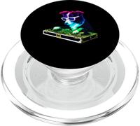 Border Collie DJ Musique Party Amoureux des Chiens PopSockets PopGrip pour MagSafe