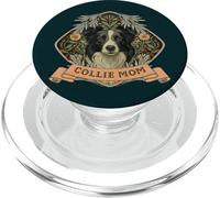 Border Collie Mom Chien de Berger Vintage PopSockets PopGrip pour MagSafe