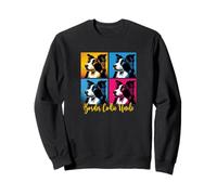 Border Collie Oncle Pop Art Style Sweatshirt