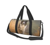 Border Collie Pelouse Animaux Noir Bordure Blanche, Sac de Voyage de Grande capacité, Sac à Main Rond, Sac de Voyage de Sport, fourre-Tout, Sac de Fitness