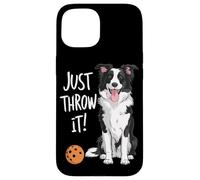 Border Collie pour Chiens Just Throw It Coque pour iPhone 15