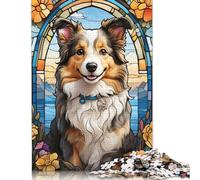 Border Collie Puzzle 1000 Pièces Educa Jouet en Bois Divertissement Créatif De l'art De La Décoration Jeu Éducatif Challenge Toy Adultes & Enfants des 14 Ans 1000pcs (75x50cm)