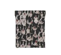 Border Collie, Sac de Rangement pour Femmes, Portefeuille supérieur à Presser, Petit Porte-Monnaie, Pochette de Changement