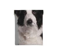 Border Collie, Sac de Rangement pour Femmes, Portefeuille supérieur à Presser, Petit Porte-Monnaie, Pochette de Changement
