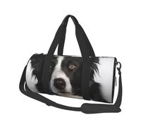 Border Collie, Sac de Voyage de Grande capacité, Sac à Main Rond, Sac de Voyage de Sport, fourre-Tout, Sac de Fitness