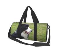 Border Collie, Sac de Voyage de Grande capacité, Sac à Main Rond, Sac de Voyage de Sport, fourre-Tout, Sac de Fitness