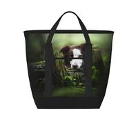 Border Collie Stone Sweet Brown Chiens Animaux de compagnie,Sacs à lunch isothermes de grande capacité pour femmes et hommes