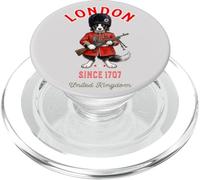 Border Collie Thé London Garde du Roi Angleterre Drapeau PopSockets PopGrip pour MagSafe