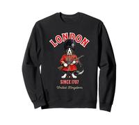 Border Collie Thé London Garde du Roi Angleterre Drapeau Sweatshirt