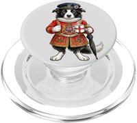 Border Collie Tour de Londres Gardien Café Angleterre PopSockets PopGrip pour MagSafe