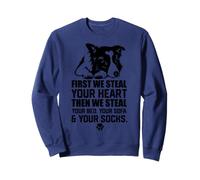 Border Collie Vole Ton Coeur Vole Ton lit canapé Sweatshirt