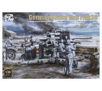 Border MODEL - Maquette Canon German 88mm Gun Flak36 W/6 Anti-aircraft Artillery Crew Members |border Model|bt-013| 1:35 Maquette Char Promo