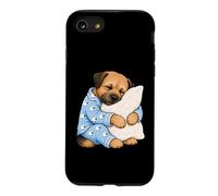 Border Terrier endormi dans Un Pyjama Mignon pour Chien Coque pour iPhone SE (2020) / 7/8