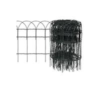 Borderafscheiding 25x0,4 m gepoedercoat ijzer141072