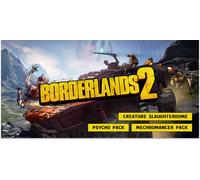 Borderlands 2 and s Mechromancer Pack plus Psycho Pack plus Creature Slaughterdome (PC)