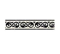 Borders de papier peint, Autocollant de bordure auto-adhésif en PVC, papier peint multicolore for plinthe, ligne taille, 500x10cm(Bd010)