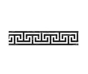 Borders de papier peint, Autocollant de bordure auto-adhésif en PVC, papier peint multicolore for plinthe, ligne taille, 500x10cm(Bd006)