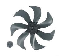 Bordfly Pales de rechange pour ventilateur sur pied avec couvercle écrou, hélice silencieuse en plastique, montage facile, lavable, pour appareils ménagers (7 palies)
