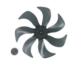 Bordfly Pales de rechange pour ventilateur sur pied avec couvercle écrou, hélice silencieuse en plastique, montage facile, lavable, pour appareils ménagers (7 palies)