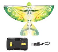 Bordhap Simulation d'oiseaux Télécommandée Vol à Battement d'ailes Pigeon Induction Bird Le électrique TéLécommande Bionic Bird Vert