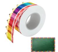 Bordo A Per Bacheca - 65 Piedi Matite Per Rifiniture Per Bachecaa - Bordo Arrotolato Da 65 Piedi Con Motivi A - Adesivo Per Borddo Bacheca In Aula Per Scrivanie, Scuola Materna