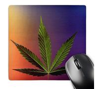 Bords Cousus Tapis De Souris Feuilles De Marijuana De Belgrade, Chanvre Russell Gordon 25X30Cm, Mouse Pad Antidérapante Tapis Souris pour Pc Les Capteurs De Jeu Souris