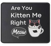 Bords Cousus Tapis de Souris Gaming, ES-tu Un Chaton, Mon Meilleur Chat ? Gamer Mouse Pad résistant à Usure Tapis de Souris d'Ordinateur pour Jeux PC Bureau