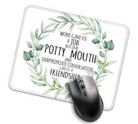 Bords Cousus Tapis de Souris Gaming Le Travail Nous a donné Un Travail drôle Gamer Mouse Pad Souris de Bureau 25x30cm pour Jeux,Les capteurs de Jeu,Claviers
