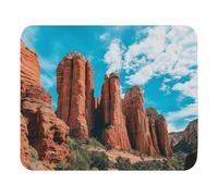 Bords Cousus Tapis de Souris Gaming, Roches Rouges dans Le Canyon, Résistant à Usure Tapis de Souris de Jeu, Souris de Gaming, 25X30cm, Ordinateur, Claviers, Bureau