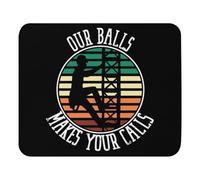 Bords Cousus Tapis de Souris, Nos balles Font Vos appels, Dictons, Jeu de Mots hilarant sur Les Tours industrielles Mousepad Doux Tapis Souris pour Les capteurs de Jeu Jeux Bureau