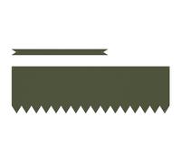 Bords de pelouse vidaXL 10 pcs Vert olive 100x0,5x30 cm Acier