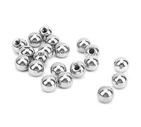 BORDSTRACT 20 Pièces Boule Creuse Acier Inoxydable M4x10mm Boule Filetée Pour Système Joint Rotule Magnétique D'imprimante 3D