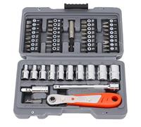 BORDSTRACT 47 Pcs Ratchet Wrench Screwdriver Set High Density CRV Material Multi-functional Tool for Home Automotive Mechanics