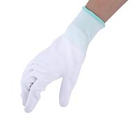 BORDSTRACT anti-artisanaire anti-statique, 1pair 22,7 × 10,5 cm Glants de revêtement en nylon en nylon pour l'inspection du produit Laboratoire de produits électroniques (M) (M)