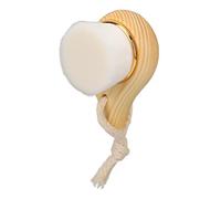 BORDSTRACT Brosse Nettoyage Pour le Visage, Brosse Pour le Visage Ultra Douce, Avec Manche En Hêtre, Brosse Manuelle Pour le Visage, épurateur Pour le Massage, Démaquillage, Exfoliation des Pores