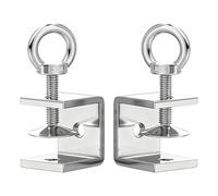 BORDSTRACT Colliers de Serrage en Acier Inoxydable 304, Lot de 2 Mini Colliers de Serrage Robustes de 130 Mm (Avec Bague de Verrouillage Manuelle), Adaptés Aux Opérations D'installation.