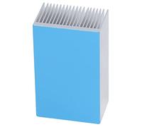 BORDSTRACT Dissipateur Thermique, 2 dissipateurs Thermiques électroniques en Aluminium avec Support adhésif pour CPU Chip Power Module Cooling Tabs (avec Support adhésif)