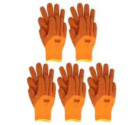 BORDSTRACT Gants de travail, 5 paires de nylon épaissis d'épreuve de travail thermique des gants de sécurité de travail pour le fonctionnement de l'hiver