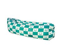 BORDSTRACT Inflatable Lounger Portable Polyester Comfortable Load Bearing Capacity Outdoor Air Chair for Camping Picnic (Smiley Pointed 170x80cm / 66.9x31.5in)