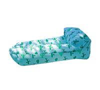 BORDSTRACT Inflatable Lounger Portable Polyester Comfortable Load Bearing Capacity Outdoor Air Chair for Camping Picnic (Pillow Cacti 180x80cm / 70.9x31.5in)