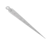 BORDSTRACT Jauge conique en acier inoxydable, double échelle 1-15 mm et 1/8-5/8, mesureur précis de trous et de fentes pour l'inspection de soudage et le dégagement de petit
