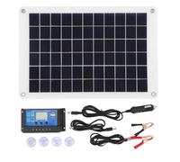 BORDSTRACT Kit de Panneau Solaire 15W Charger de Batterie Solaire Portable UNIFICALER 10A 12V 24V Contrôleur de Charge Solaire pour Voiture Automobile