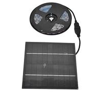 BORDSTRACT Lampe de croissance pour plantes d'intérieur, 5W 5m/16.4ft LED Full Spectrum Plant Growth Lamp with Solar Panel, for Greenhouse, Aquarium, Hydroponics, Succulents