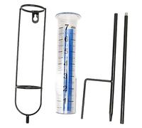 BORDSTRACT Pluie 7 Pouces Capacité Actinable Pluie Mesure avec Un pieu pour Le Jardin Paron Patio Farm Utilisation